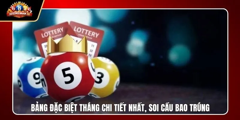 Bảng Đặc Biệt Tháng Chi Tiết Nhất, Soi Cầu Bao Trúng
